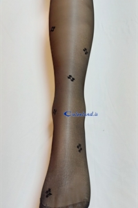 Pantyhose with small design makes