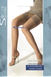 Stay-up stocking micro fishnet - Stay-up stocking micro fishnet with lace border comfortable.