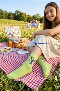 Calzino Diddle - Calzino in cotone per donna con Diddle