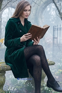 Fiction tights 100 den - 100 denier tights in microfibre