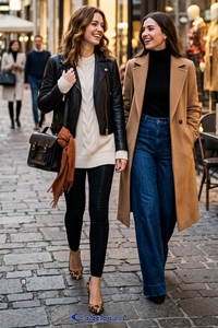 New York Leggings 80 denier - Leggings en microfibre pleated effect by Trasparenze.