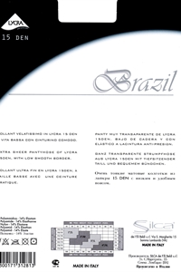Busta collant Brazil by Silca